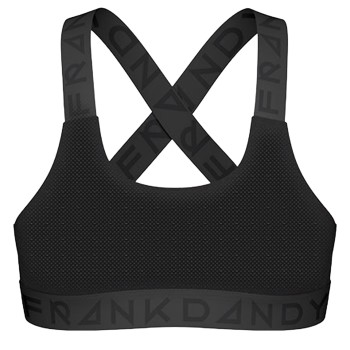 Frank Dandy BH Women Legend Mesh Bralette Sort polyester Large Dame