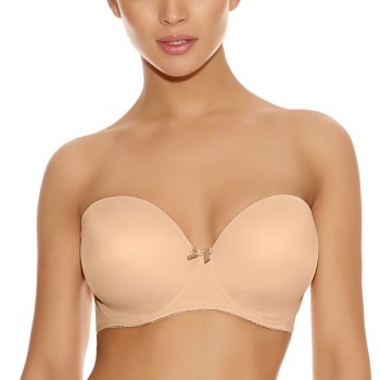 Freya BH Deco Moulded Strapless Bra Beige B 85 Dame