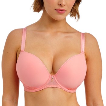 Freya BH Fascinate UW Moulded Plunge T-Shirt Bra Koral F 65 Dame