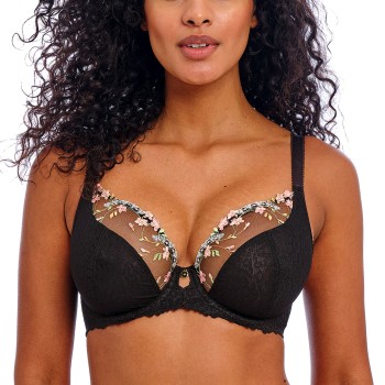 Freya BH Love-Haze Plunge Bra Sort I 75 Dame