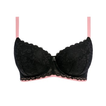 Freya BH Off Beat UW Padded Half Cup Bra Sort H 60 Dame