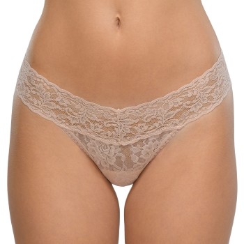Hanky Panky Trusser Low Rise Thong Beige nylon One Size Dame