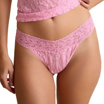Hanky Panky Trusser 3P Low Rise Thong Frosty Pink nylon One Size Dame