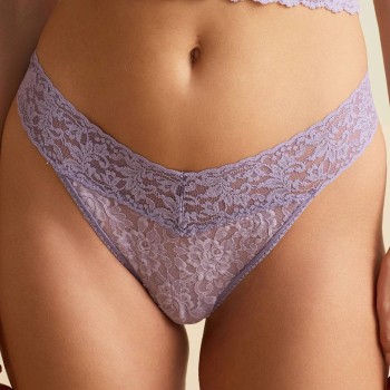 Hanky Panky Trusser Original Rise Thong Lilla soft nylon One Size Dame