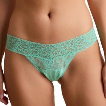 Hanky Panky Trusser Original Rise Thong Turkise/Blå nylon One Size Dame
