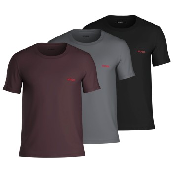 HUGO 3P Triplet T-Shirt Flerfarvet bomuld Medium Herre