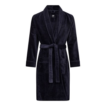 JBS Bath Robe Marineblå bomuld Small Herre