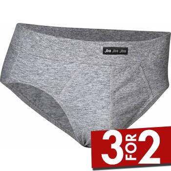 JBS Classic Brief 900-66 Grå bomuld Large Herre