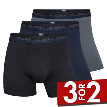 JBS 3P Hemp Tights Boxers Flerfarvet økologisk bomuld 3XL Herre