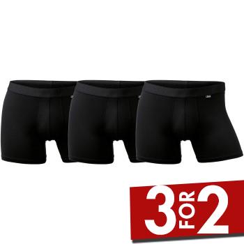 JBS 3P Microfiber Boxer Tights Sort polyamid Large Herre