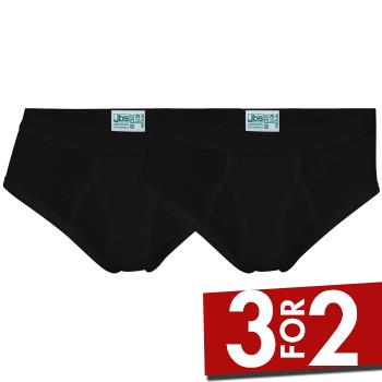JBS 2P Organic Cotton Brief Sort økologisk bomuld X-Large Herre