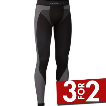 JBS Lange Underbukser Proactive Long Johns Baselayer 429-21 Sort XXL/XXXL Herre