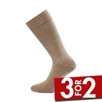 JBS Strømper 2P Socks Lysbrun  Str 40/47 Herre