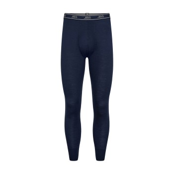 JBS Lange Underbukser Wool Long Johns Marineblå uld X-Large Herre
