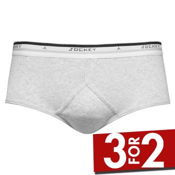 Jockey Cotton Y-front Brief Grå bomuld Medium Herre