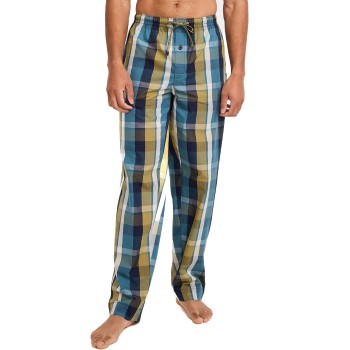 Jockey Loungewear Pant Woven Blå/Gul bomuld Large Herre
