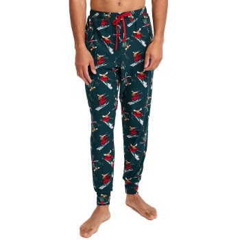 Jockey Pants Jogger Grøn Mønster polyester Large Herre