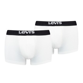 Levis 2P Base Trunk Hvid/Sort bomuld Large Herre