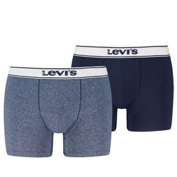 Levis 2P Base Vintage Boxer Marine/Blå bomuld Medium Herre