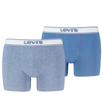 Levis 2P Base Vintage Boxer Blå/Lyseblå bomuld Medium Herre