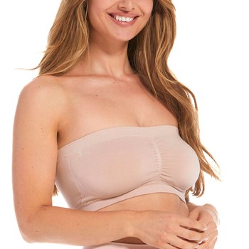 Magic BH Bamboo Bandeau Push Up Bra Lyserosa Medium Dame