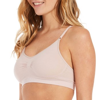 Magic BH Comfort Bra Spaghetti Straps Bamboo Lyserosa XX-Large Dame