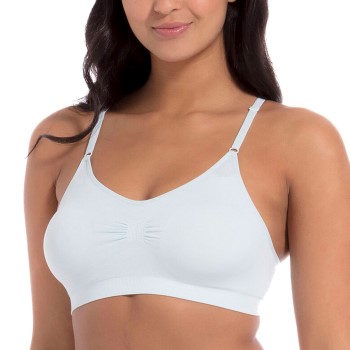 Magic BH Comfort Bra Spaghetti Straps Bamboo Lyseblå X-Large Dame