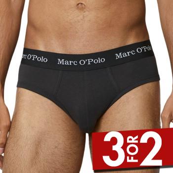 Marc O’Polo Marc O Polo Basic Briefs 3P Sort bomuld X-Large Herre
