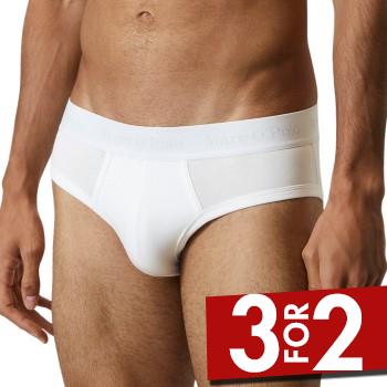 Marc O’Polo Marc O Polo Basic Briefs 3P Hvid bomuld Medium Herre
