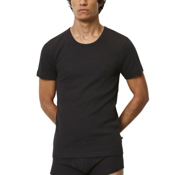 Marc O’Polo Marc O Polo Basic Men Crew Neck Shirt 2P Sort bomuld Large Herre