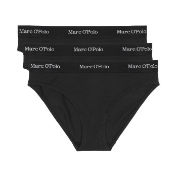 Marc O’Polo Marc O Polo Bottom Briefs Trusser 3P Sort bomuld X-Small Dame
