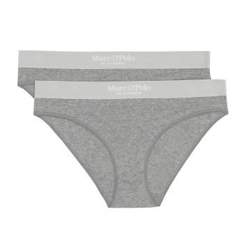 Marc O’Polo Marc O Polo Casual Brief Trusser 2P Grå bomuld Large Dame