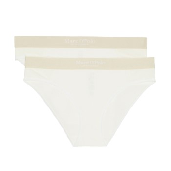 Marc O’Polo Marc O Polo Casual Brief Trusser 2P Hvid bomuld Small Dame