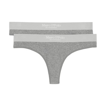 Marc O’Polo Marc O Polo Casual Thong Trusser 2P Grå bomuld Small Dame