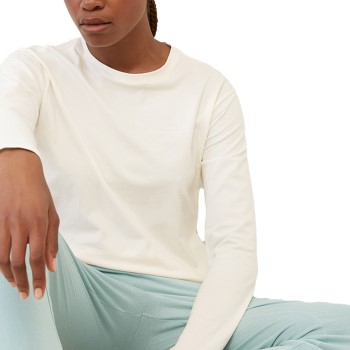 Marc O’Polo Marc O Polo Crew Neck Lounge Set LS Blå bomuld X-Large Dame