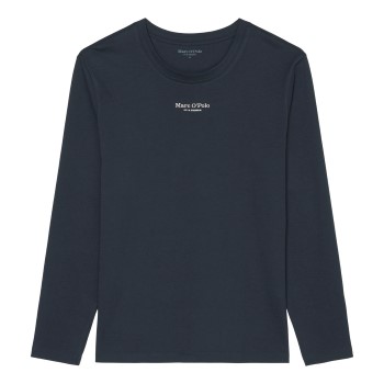 Marc O’Polo Marc O Polo Long Sleeve Round Neck Shirt Marineblå bomuld X-Large Herre