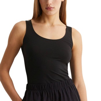Marc O’Polo Marc O Polo Lounge Tank Top Sort bomuld Small Dame
