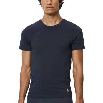 Marc O’Polo Marc O Polo Men Crew Neck Shirt 2P Marineblå bomuld Medium Herre