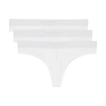 Marc O’Polo Marc O Polo String Trusser 3P Hvid bomuld X-Small Dame