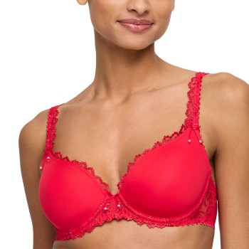 Marie Jo BH Jane Heart Shaped Padded Bra Rød C 80 Dame