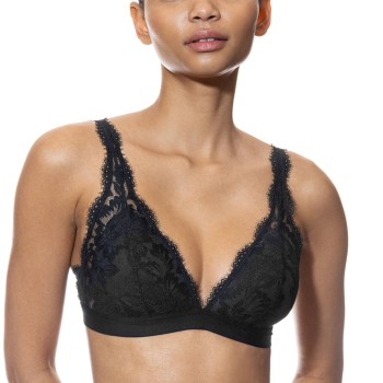 Mey BH Poetry Vogue Triangle Bra Sort polyamid Small Dame
