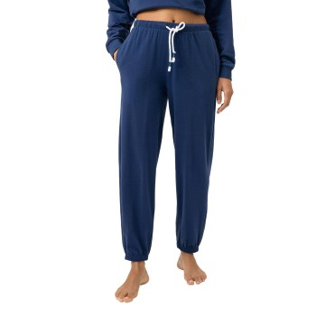 Mey Solid Love Ankle Lounge Pants Navy bomuld X-Large Dame