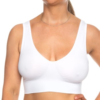 Missya BH Lucia Bra Top Wide Strap Hvid polyamid Large Dame