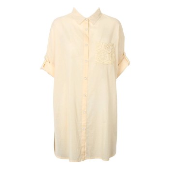 Missya Siena Beach Shirt Benhvid bomuld Small Dame