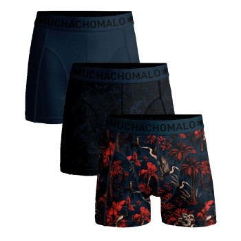 Muchachomalo 3P Cotton Stretch Boxer Flerfarvet bomuld Large Herre