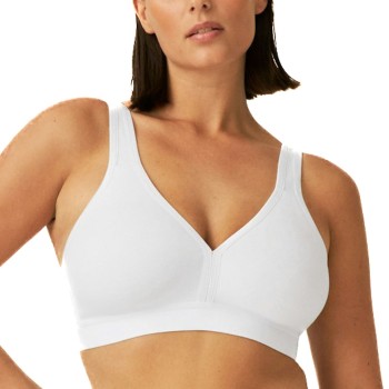 NATURANA BH Athleisure Soft Bra Hvid bomuld C 85 Dame