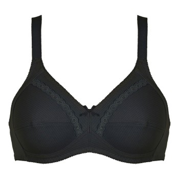 NATURANA BH Cotton Soft Bra Sort bomuld B 100 Dame