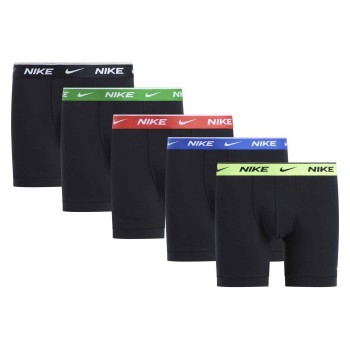 Nike 5P Essentials Cotton Stretch Boxers Blå bomuld 2XL Herre