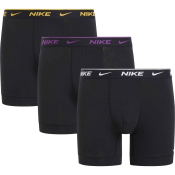 Nike 3P Everyday Essentials Cotton Stretch Boxer Violet/Sort bomuld Small Herre