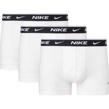 Nike 3P Everyday Essentials Cotton Stretch Trunk Hvid bomuld Medium Herre
